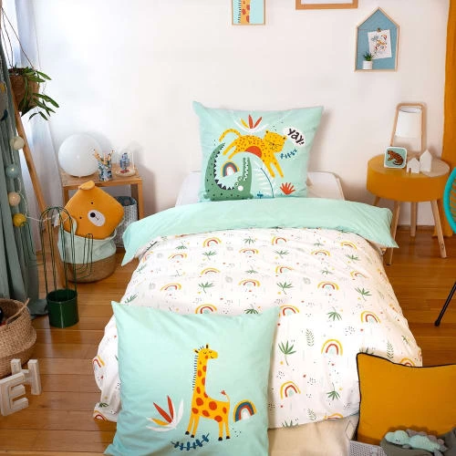 Côté Déco Linge De Lit Enfant Housse De Couette 140x200 + Taie Coton 6 Côté Déco Linge De Lit Enfant Housse De Couette 140x200 + Taie Coton – Image 4