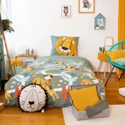 Côté Déco Linge De Lit Enfant Housse De Couette 140x200 + Taie Coton