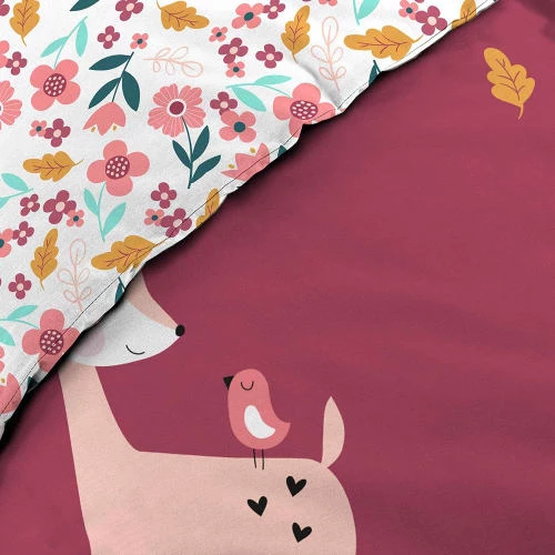 Douceur D'Intérieur Linge De Lit Enfant Housse De Couette 140x200 + Taie Coton 4 Douceur D'Intérieur Linge De Lit Enfant Housse De Couette 140x200 + Taie Coton – Image 2