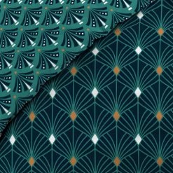 Douceur D'Intérieur Linge De Lit Enfant Housse De Couette 140x200 + Taie Meloe Bleu Coton -Linge de lit bébé Soldes housse de couette 140x200 taie meloe bleu coton 2