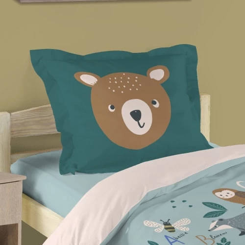 Home Maison Linge De Lit Enfant Housse De Couette 140x200cm + 1 Taie Coton 4 Home Maison Linge De Lit Enfant Housse De Couette 140x200cm + 1 Taie Coton – Image 2