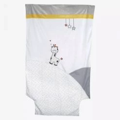 Kinousses Linge De Lit Bébé Housse De Couette Bébé Blanc Velours -Linge de lit bébé Soldes housse de couette bebe blanc velours 1