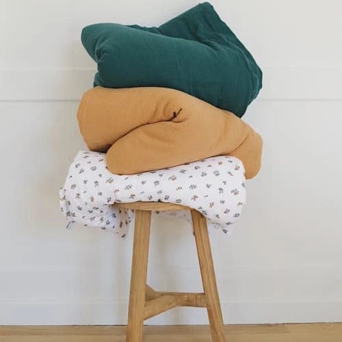 Cocoeko Linge De Lit Bébé Housse De Couette Bébé Fleurs (100x140cm) 6 Cocoeko Linge De Lit Bébé Housse De Couette Bébé Fleurs (100x140cm) – Image 4