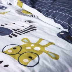 Actome Linge De Lit Enfant Housse De Couette Coton 200x200cm 9 Actome Linge De Lit Enfant Housse De Couette Coton 200x200cm -Linge de lit bébé Soldes housse de couette coton 200x200cm 3