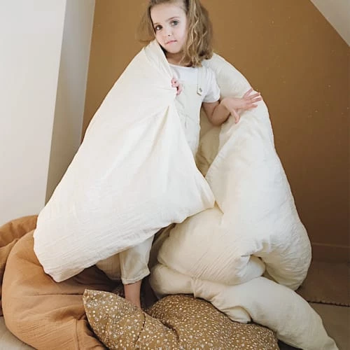 Cocoeko Linge De Lit Enfant Housse De Couette écru (140x200 Cm) 4 Cocoeko Linge De Lit Enfant Housse De Couette écru (140x200 Cm) – Image 2