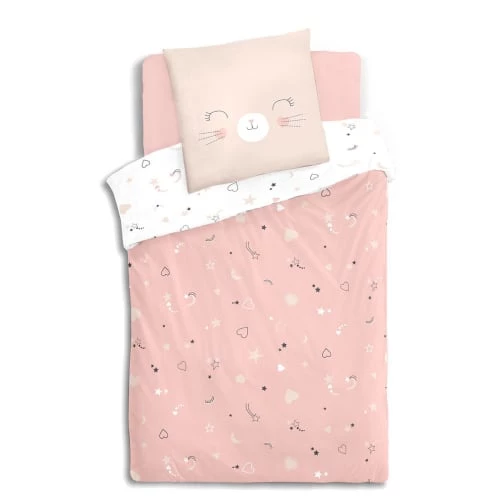 Home Maison Linge De Lit Enfant Housse De Couette Enfant 140x200 + Taie Bio 4 Home Maison Linge De Lit Enfant Housse De Couette Enfant 140x200 + Taie Bio – Image 2
