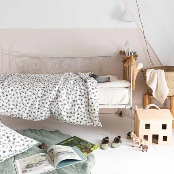 Cocoeko Linge De Lit Enfant Housse De Couette Enfant Coton Bio Imprimé Noisette 8 Cocoeko Linge De Lit Enfant Housse De Couette Enfant Coton Bio Imprimé Noisette – Image 6