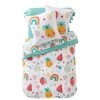 Becquet Linge De Lit Enfant Housse De Couette Enfant Réversible 140x200 Multicolore En Coton -Linge de lit bébé Soldes housse de couette enfant reversible 140x200 multicolore en coton 3