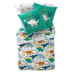 Becquet Linge De Lit Enfant Housse De Couette Enfant Réversible 140x200 Multicolore En Coton