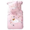 Becquet Linge De Lit Enfant Housse De Couette Enfant Réversible 140x200 Rose En Coton -Linge de lit bébé Soldes housse de couette enfant reversible 140x200 rose en coton 7