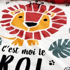 Becquet Linge De Lit Enfant Housse De Couette Enfant Réversible 200x200 Blanc En Coton -Linge de lit bébé Soldes housse de couette enfant reversible 200x200 blanc en coton 2