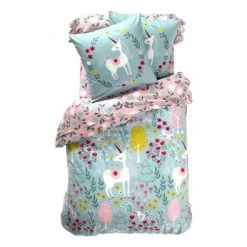 Becquet Linge De Lit Enfant Housse De Couette Enfant Réversible 200x200 Multicolore En Coton