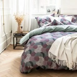 Essix Linge De Lit Enfant Housse De Couette Imprimée En Satin De Coton Violet 140x200 9 Essix Linge De Lit Enfant Housse De Couette Imprimée En Satin De Coton Violet 140x200 -Linge de lit bébé Soldes housse de couette imprimee en satin de coton violet 140x200 4