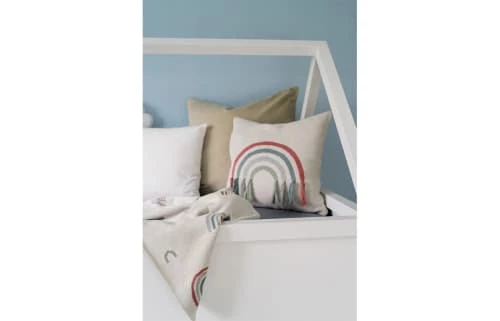 Kindsgut Linge De Lit Enfant Housse De Coussin Bébé Arc-en-ciel En Coton Multicolore 4 Kindsgut Linge De Lit Enfant Housse De Coussin Bébé Arc-en-ciel En Coton Multicolore – Image 2