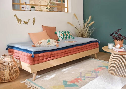 Maisons Du Monde Matelas De Sol Enfant Housse De Matelas De Sol En Gaze De Coton Bio Grise 90x190 5 Maisons Du Monde Matelas De Sol Enfant Housse De Matelas De Sol En Gaze De Coton Bio Grise 90x190 – Image 3