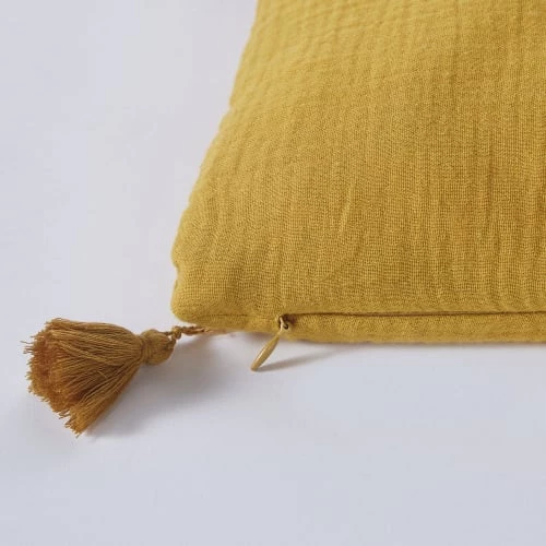 Maisons Du Monde Matelas De Sol Enfant Housse De Matelas De Sol En Gaze De Coton Bio Ocre 60x120 4 Maisons Du Monde Matelas De Sol Enfant Housse De Matelas De Sol En Gaze De Coton Bio Ocre 60x120 – Image 2