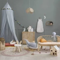 Maisons Du Monde Matelas De Sol Enfant Housse De Matelas De Sol En Velours De Coton Terracotta 90x190 -Linge de lit bébé Soldes housse de matelas de sol en velours de coton terracotta 90x190 1000 9 28 215688 4