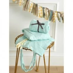 Sauthon Original Linge De Lit Enfant Lot 2 Drap Housse Lit évolutif 140x70cm En Coton Bleu Ciel -Linge de lit bébé Soldes lot 2 drap housse lit evolutif 140x70cm en coton bleu ciel 2