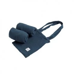 Sauthon Original Linge De Lit Enfant Lot De 2 Draps Housse Ovales 90x50cm En Coton Bleu Nuit