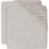 Jollein Linge De Lit Bébé Lot De 2 Draps Housses De Berceau Nougat (40 X 80 Cm) -Linge de lit bébé Soldes lot de 2 draps housses de berceau nougat 40 x 80 cm