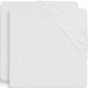 Jollein Linge De Lit Bébé Lot De 2 Draps Housses En Coton Blancs (60 X 120 Cm) 1 Jollein Linge De Lit Bébé Lot De 2 Draps Housses En Coton Blancs (60 X 120 Cm) -Linge de lit bébé Soldes lot de 2 draps housses en coton blancs 60 x 120 cm