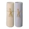 P'tit Basile Linge De Lit Bébé Lot De 2 Draps Housses Jersey Bio écru Et Gris Perle 70x140 1 P'tit Basile Linge De Lit Bébé Lot De 2 Draps Housses Jersey Bio écru Et Gris Perle 70x140 -Linge de lit bébé Soldes lot de 2 draps housses jersey bio ecru et gris perle 70x140 1