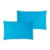 P'tit Basile Linge De Lit Bébé Lot De 2 Taies D'oreiller Coton Bio Bleu 40x60 -Linge de lit bébé Soldes lot de 2 taies d oreiller coton bio bleu 40x60 1