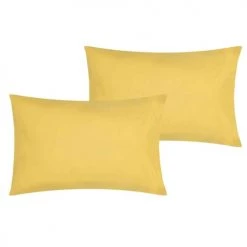 P'tit Basile Linge De Lit Bébé Lot De 2 Taies D'oreiller Coton Bio Or 40x60