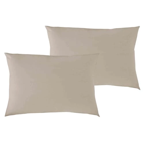 P'tit Basile Linge De Lit Bébé Lot De 2 Taies D'oreiller Coton Bio Taupe 40x60 3 P'tit Basile Linge De Lit Bébé Lot De 2 Taies D'oreiller Coton Bio Taupe 40x60