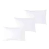 P'tit Basile Linge De Lit Bébé Lot De 3 Taies D'oreiller Coton Bio Blanc -Linge de lit bébé Soldes lot de 3 taies d oreiller coton bio blanc