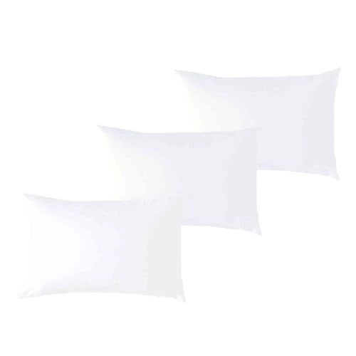 P'tit Basile Linge De Lit Bébé Lot De 3 Taies D'oreiller Coton Bio Blanc 3 P'tit Basile Linge De Lit Bébé Lot De 3 Taies D'oreiller Coton Bio Blanc
