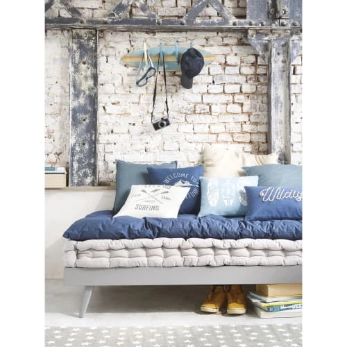 Maisons Du Monde Matelas De Sol Enfant Matelas De Sol En Coton Bleu 90x190 6 Maisons Du Monde Matelas De Sol Enfant Matelas De Sol En Coton Bleu 90x190 – Image 4