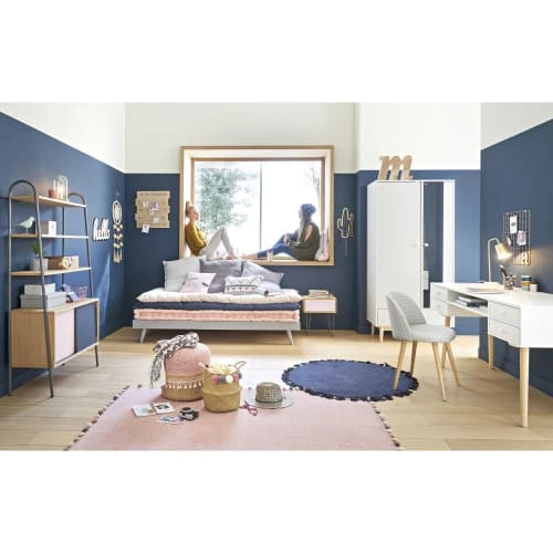 Maisons Du Monde Matelas De Sol Enfant Matelas De Sol En Coton Bleu 90x190 5 Maisons Du Monde Matelas De Sol Enfant Matelas De Sol En Coton Bleu 90x190 – Image 3