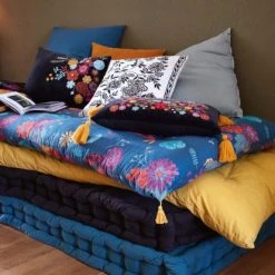 Maisons Du Monde Matelas De Sol Enfant Matelas De Sol En Coton Jaune 90x190 -Linge de lit bébé Soldes matelas de sol en coton jaune 90x190 1000 0 5 159987 12