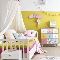 Maisons Du Monde Matelas De Sol Enfant Matelas De Sol En Coton Jaune 90x190 -Linge de lit bébé Soldes matelas de sol en coton jaune 90x190 1000 0 5 159987 13