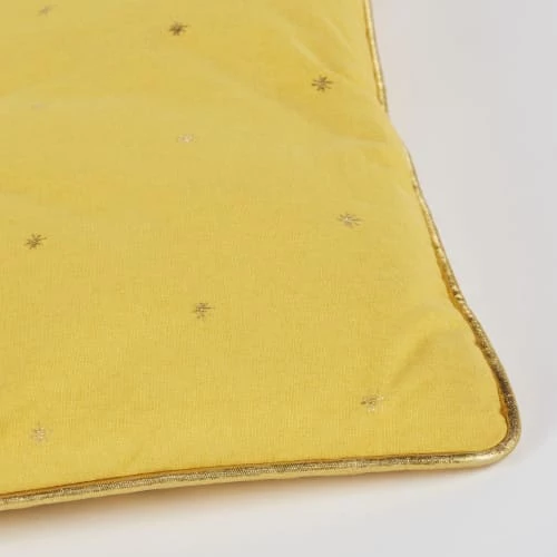 Maisons Du Monde Matelas De Sol Enfant Matelas De Sol En Coton Jaune Imprimé Doré 60x120 4 Maisons Du Monde Matelas De Sol Enfant Matelas De Sol En Coton Jaune Imprimé Doré 60x120 – Image 2