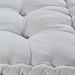 Maisons Du Monde Matelas De Sol Enfant Matelas En Coton Gris 90x90cm -Linge de lit bébé Soldes matelas en coton gris 90x90cm 1000 5 32 168747 3