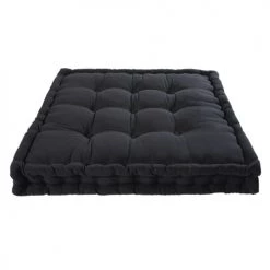 Maisons Du Monde Matelas De Sol Enfant Matelas En Coton Gris Anthracite 90x90cm