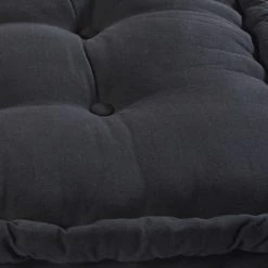 Maisons Du Monde Matelas De Sol Enfant Matelas En Coton Gris Anthracite 90x90cm -Linge de lit bébé Soldes matelas en coton gris anthracite 90x90cm 1000 7 34 168749 3