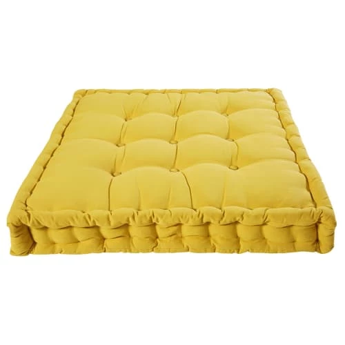 Maisons Du Monde Matelas De Sol Enfant Matelas En Coton Moutarde 90x90cm 3 Maisons Du Monde Matelas De Sol Enfant Matelas En Coton Moutarde 90x90cm
