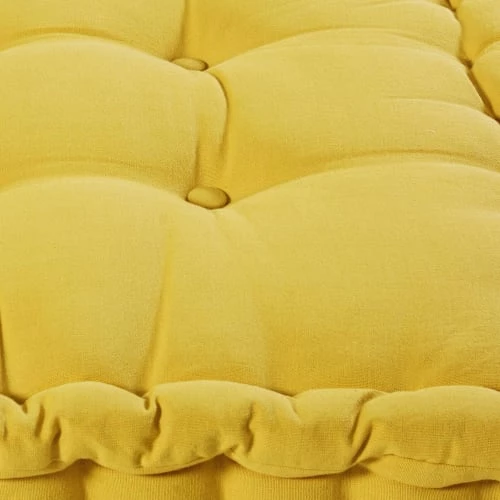 Maisons Du Monde Matelas De Sol Enfant Matelas En Coton Moutarde 90x90cm 5 Maisons Du Monde Matelas De Sol Enfant Matelas En Coton Moutarde 90x90cm – Image 3