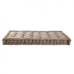 Maisons Du Monde Matelas De Sol Enfant Matelas Enfant En Coton Capitonné Taupe 60x120