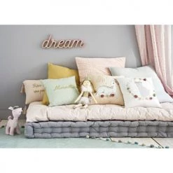 Maisons Du Monde Matelas De Sol Enfant Matelas Enfant En Coton Gris 90x190 -Linge de lit bébé Soldes matelas enfant en coton gris 90x190 1000 8 2 150390 20