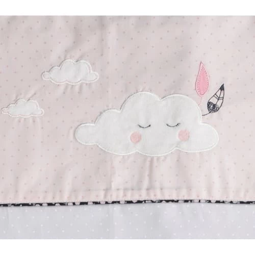 Sauthon Linge De Lit Enfant Parure De Lit Bébé 190x140cm Et Taie En Coton Rose 5 Sauthon Linge De Lit Enfant Parure De Lit Bébé 190x140cm Et Taie En Coton Rose – Image 3