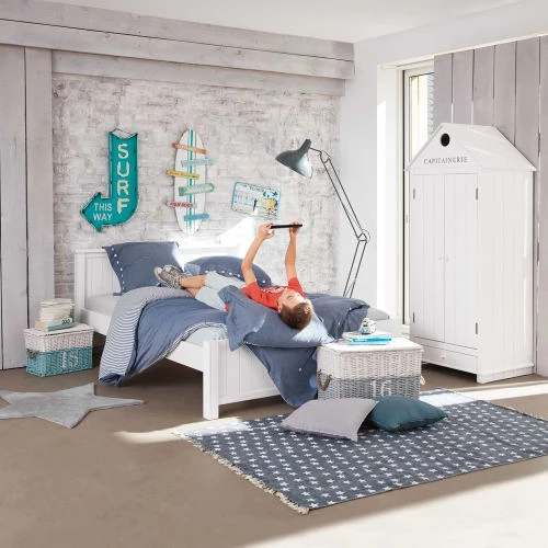 Maisons Du Monde Linge De Lit Enfant Parure De Lit Chambray En Coton Bleu 220x240 8 Maisons Du Monde Linge De Lit Enfant Parure De Lit Chambray En Coton Bleu 220x240 – Image 6