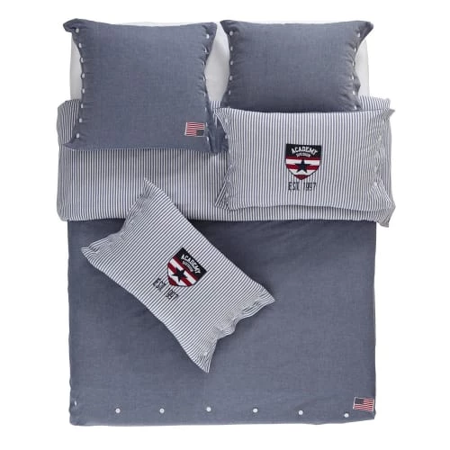 Maisons Du Monde Linge De Lit Enfant Parure De Lit Chambray En Coton Bleu 220x240 5 Maisons Du Monde Linge De Lit Enfant Parure De Lit Chambray En Coton Bleu 220x240 – Image 3