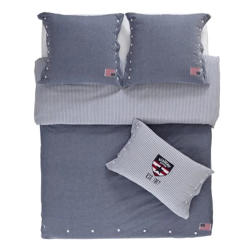 Maisons Du Monde Linge De Lit Enfant Parure De Lit Chambray En Coton Bleu 220x240 4 Maisons Du Monde Linge De Lit Enfant Parure De Lit Chambray En Coton Bleu 220x240 – Image 2