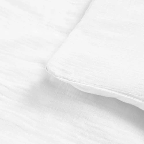 Baby Fox Linge De Lit Bébé Parure De Lit Double Gaze De Coton Bio Blanc 100x140cm 5 Baby Fox Linge De Lit Bébé Parure De Lit Double Gaze De Coton Bio Blanc 100x140cm – Image 3