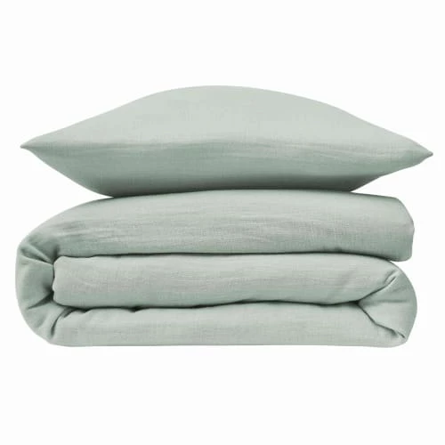 Baby Fox Linge De Lit Bébé Parure De Lit Double Gaze De Coton Bio Emeraude 100x140cm 4 Baby Fox Linge De Lit Bébé Parure De Lit Double Gaze De Coton Bio Emeraude 100x140cm – Image 2