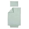 Baby Fox Linge De Lit Bébé Parure De Lit Double Gaze De Coton Bio Emeraude 100x140cm 1 Baby Fox Linge De Lit Bébé Parure De Lit Double Gaze De Coton Bio Emeraude 100x140cm -Linge de lit bébé Soldes parure de lit double gaze de coton bio emeraude 100x140cm